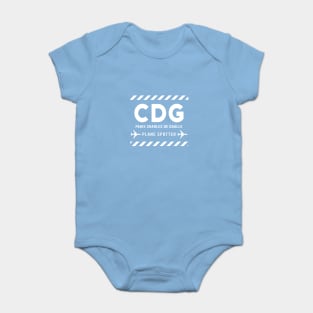 CDG Plane Spotter | Gift Baby Bodysuit